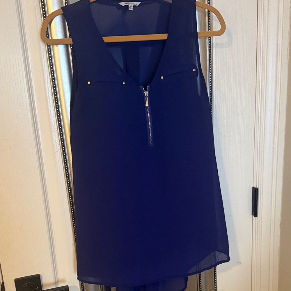 Naked Zebra Royal Blue Blouse
